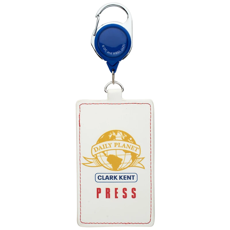 DC Comics Superman Clark Kent Daily Planet Rectractable Lanyard GameStop Exclusive