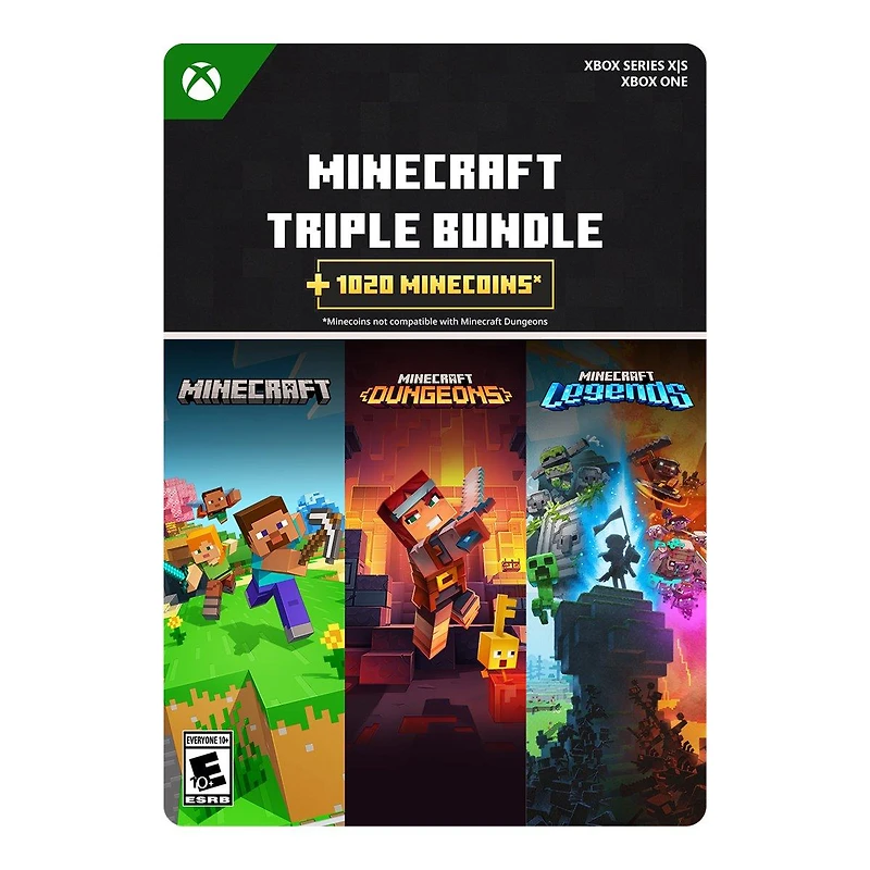 Minecraft Triple Bundle - Xbox Series X/S