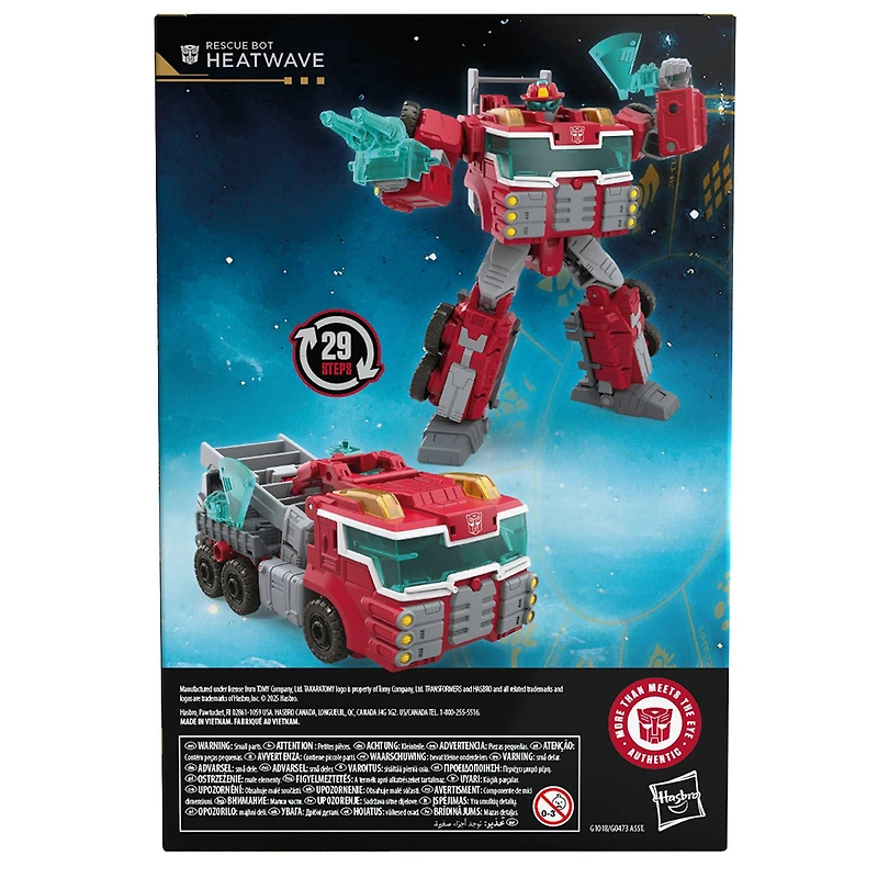Hasbro Transformers Generations Voyager Class Rescue Bot Heatwave 7-in Action Figure