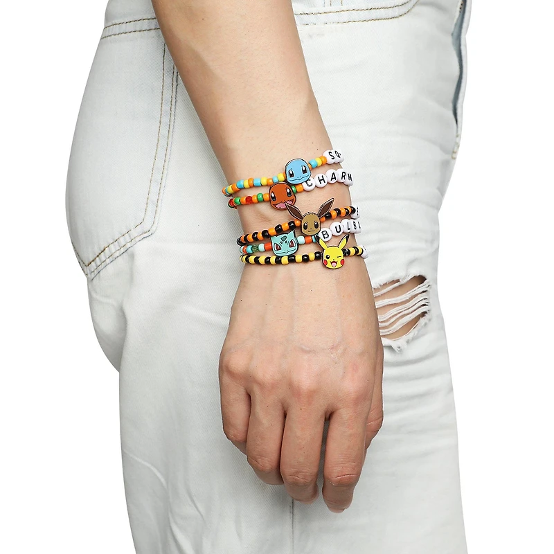 Pokemon Starters 5-Pack Beaded Bracelet Set