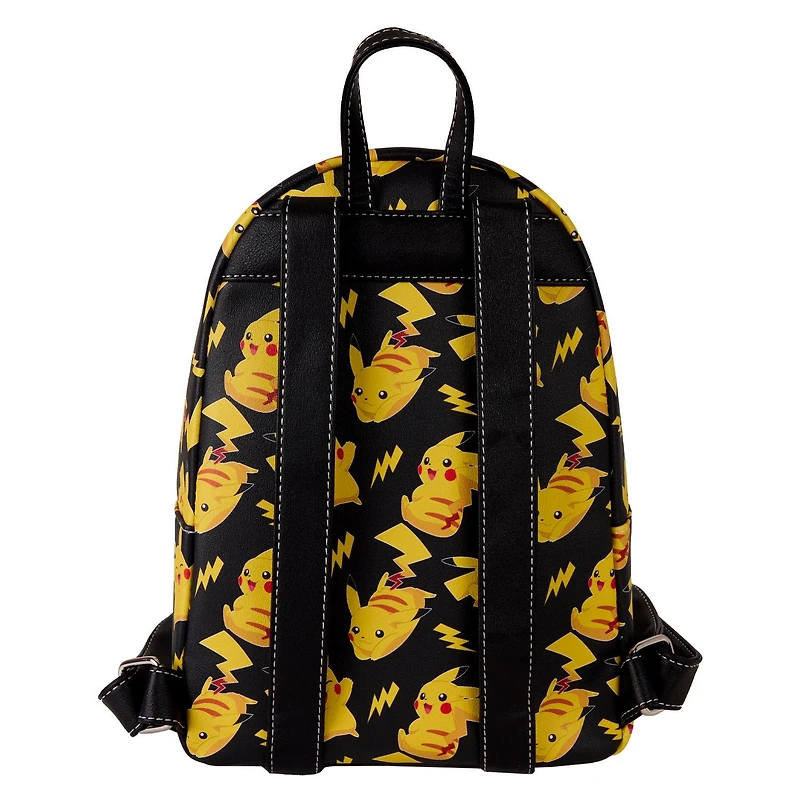 Loungefly Pokemon Pikachu All-Over Print Mini Backpack GameStop Exclusive