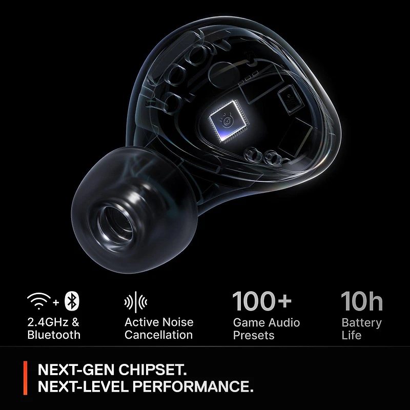 SteelSeries Arctis GameBud Noise-Cancelling Wireless Gaming Earbuds Black - Xbox Series X