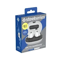 SteelSeries Arctis GameBud Noise-Cancelling Wireless Gaming Earbuds White - PlayStation 5