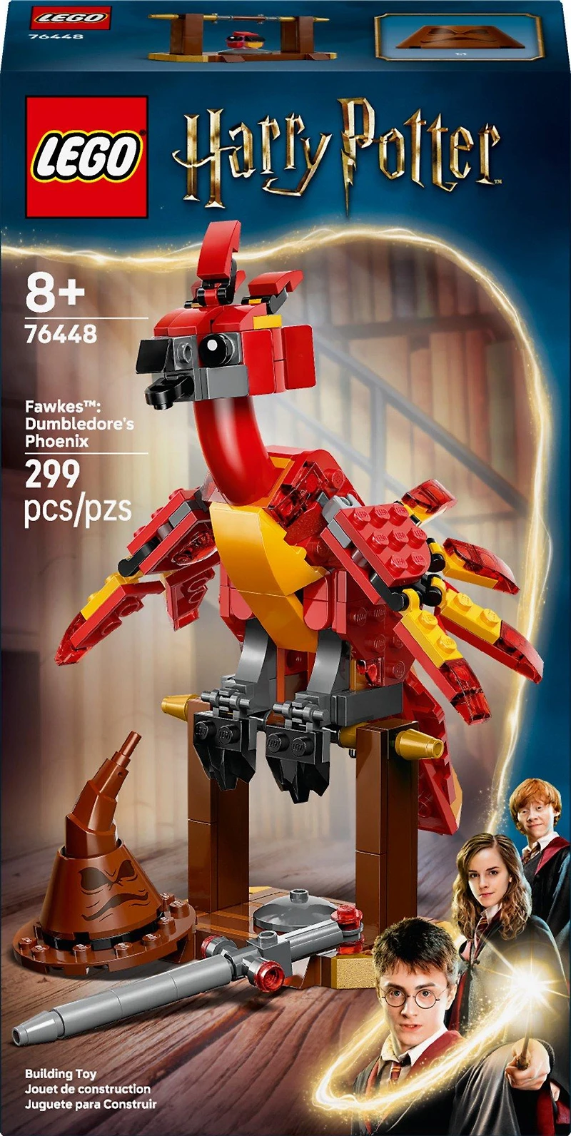 LEGO Harry Potter Fawkes: Dumbledore's Phoenix Building Toy  Set 76448