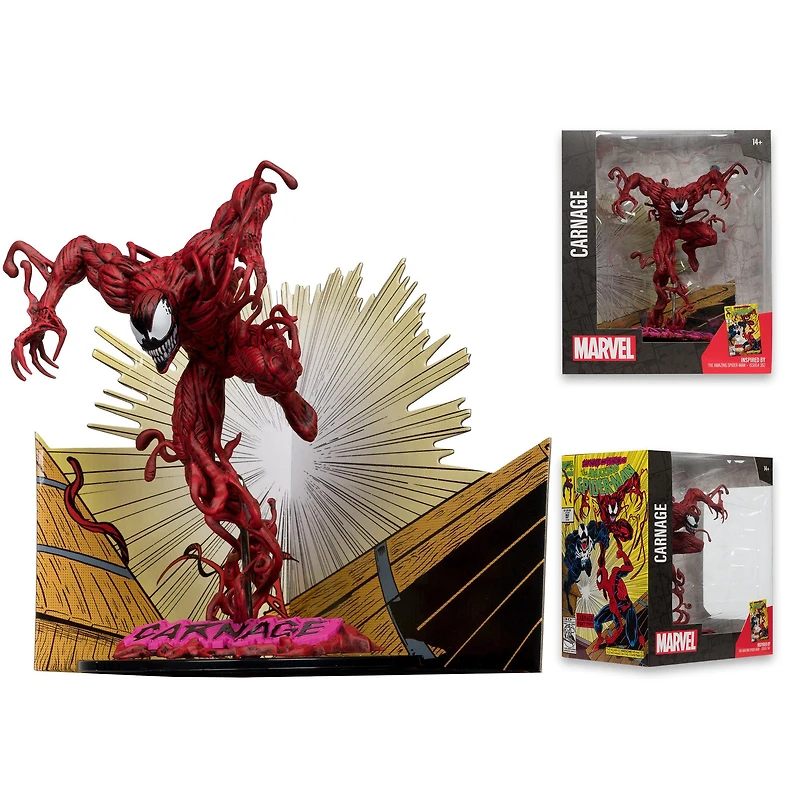 McFarlane Toys Marvel Carnage (The Amazing Spider-Man No. 362) 1:10th Scale Action Figure