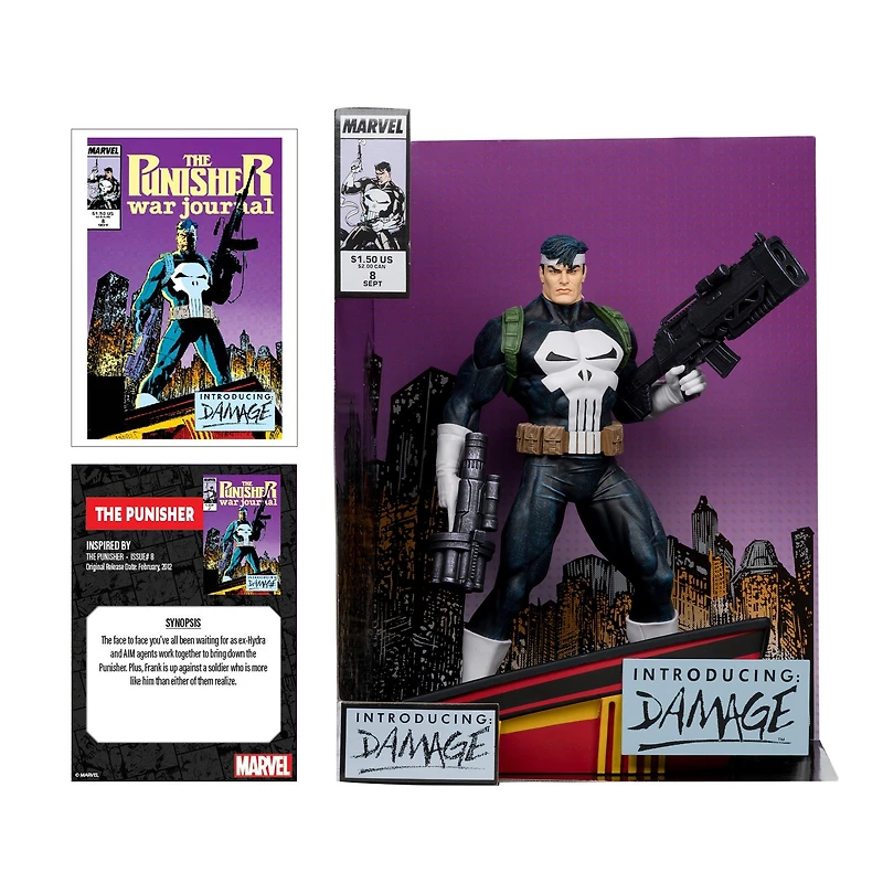 McFarlane Toys Marvel Collection The Punisher War Journal The Punisher (issue 8) 1:6th Scale Figure