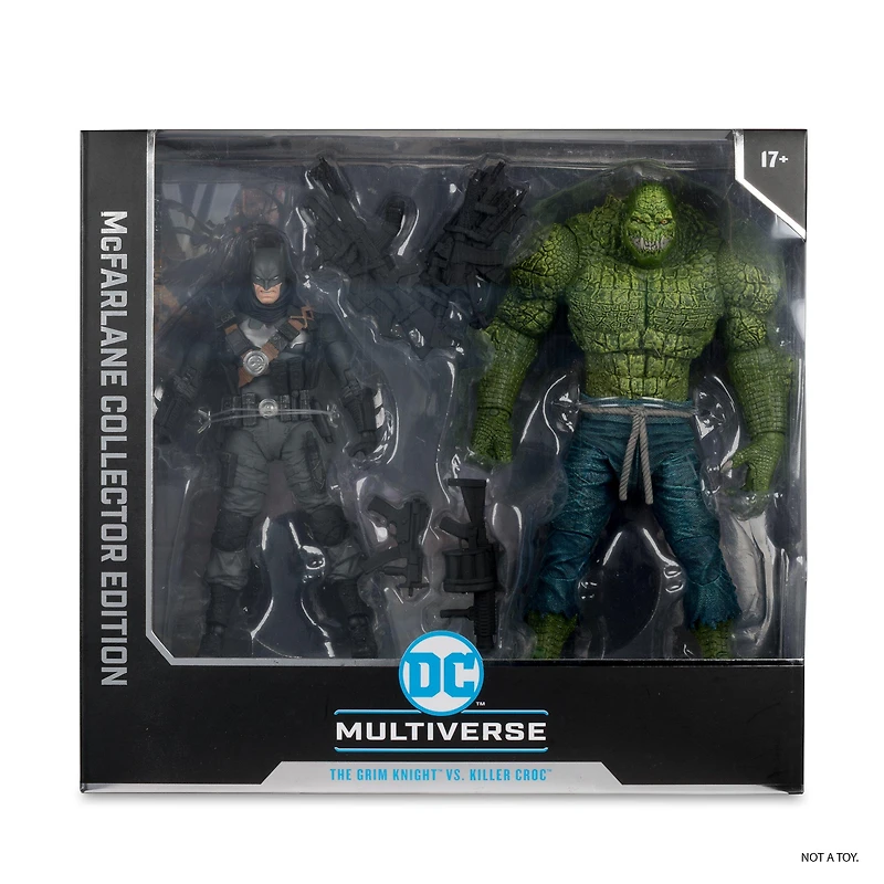 McFarlane Toys DC Collector Edition Batman vs Killer Croc Volume 3 (The Grim Knight) 7-in Action Figure 2-Pack