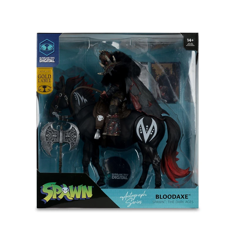 McFarlane Toys Spawn: The Dark Ages Erik the Bloodaxe (Autographed Gold Label) 7-in Action Figure GameStop Exclusive