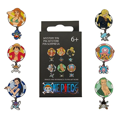Loungefly One Piece Straw Hat Crew Blind Box Enamel Pin GameStop Exclusive (Styles May Vary)