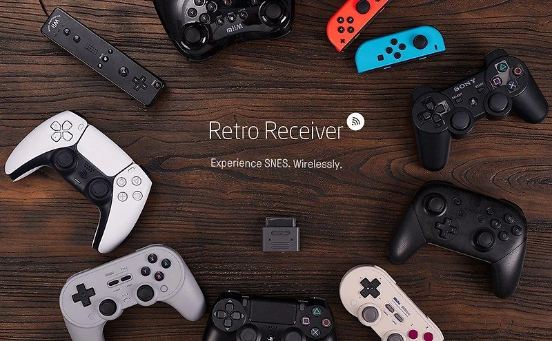 8Bitdo Bluetooth Retro Receiver for SNES, SFC
