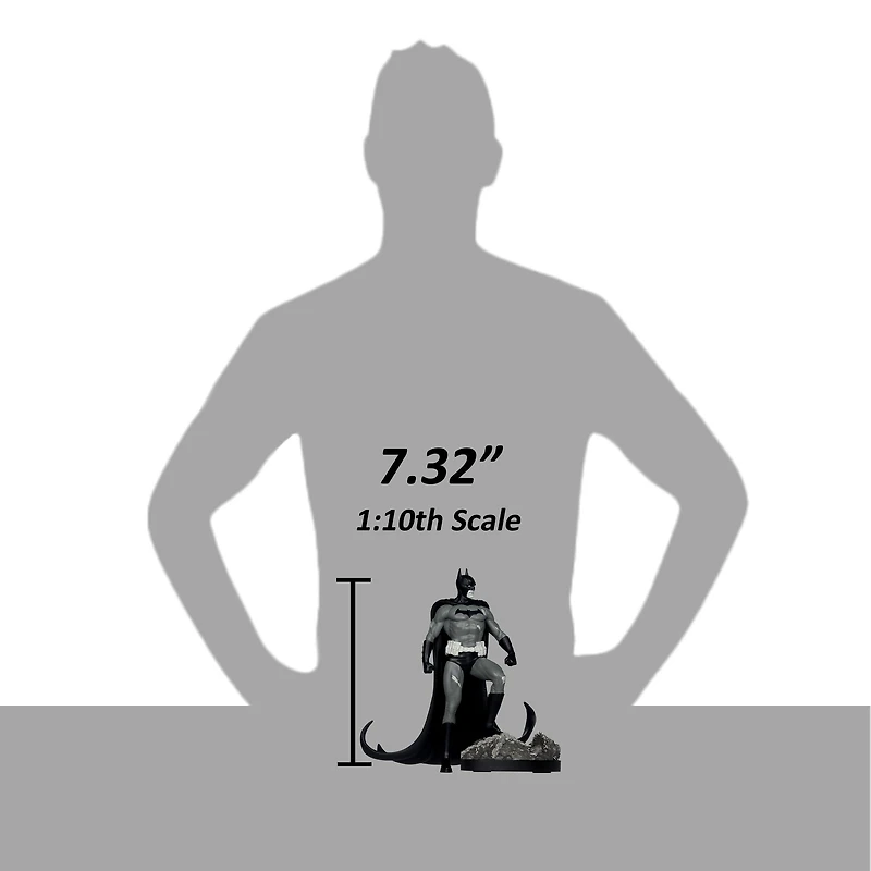 McFarlane Toys DC Direct Batman by Bjorn Barends (Batman Black and White) 1:10 Scale Resin Statue