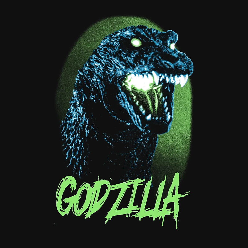 Godzilla Kanji Double Sided Unisex Short Sleeve Graphic T-Shirt GameStop Exclusive