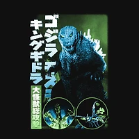 Godzilla Kanji Double Sided Unisex Short Sleeve Graphic T-Shirt GameStop Exclusive