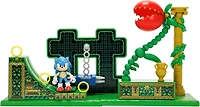 Jakks Pacific Sonic the Hedgehog Stardust Speedway Zone Playset with 2.5-in Sonic Figure