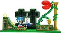 Jakks Pacific Sonic the Hedgehog Stardust Speedway Zone Playset with 2.5-in Sonic Figure