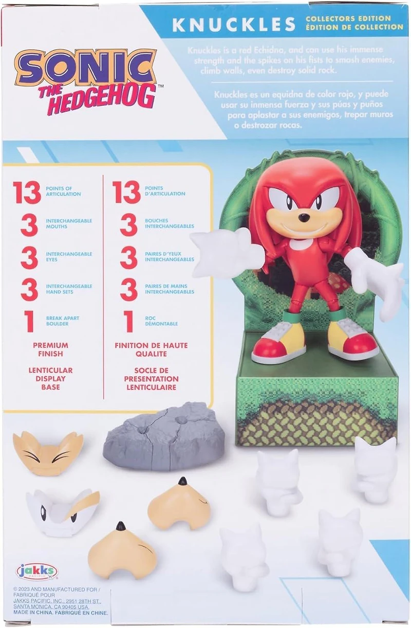 Jakks Pacific Sonic the Hedgehog Knuckles 6-in Action Figure