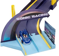 Jakks Pacific Sonic the Hedgehog Sonic E-Stadium Track Set with 1:64 Die Cast Vehicle