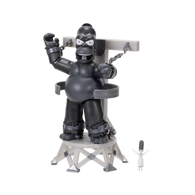 Jakks Pacific The Simpsons Premium Homer with Mini Marge 5-in Figure