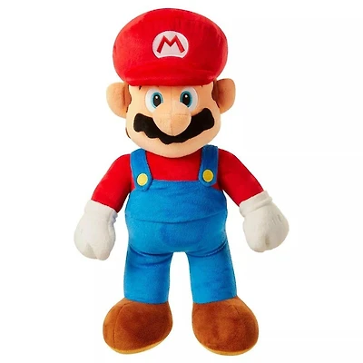 Jakks Pacific Super Mario - Mario 20-in Jumbo Stuffed Plush Buddy