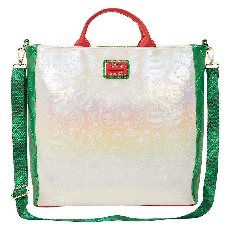 Loungefly Disney Lilo and Stitch Holiday Tote Bag