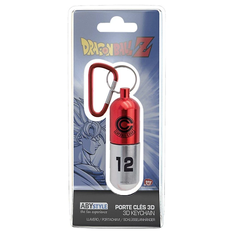 ABYstyle Dragon Ball Z Red Capsule Corp. Replica Keychain