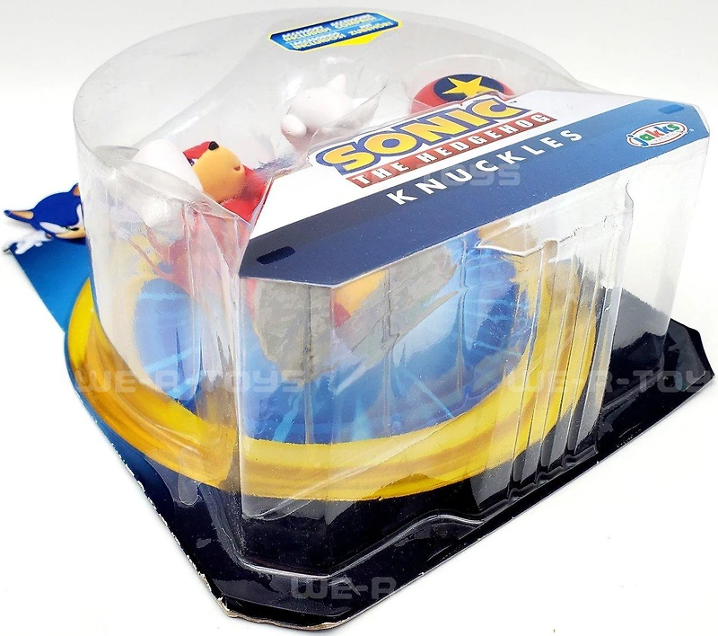 Jakks Pacific Sonic the Hedgehog Modern Knuckes 4-in Action Figure with with Star Spring Accessory