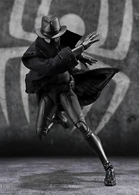 Bandai Tamashii Nations S.H.Figuarts Spider-Man: Across the Spider-Verse Spider-Man Noir and Spider-Ham Action Figure Set 2-Pack
