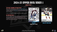 2024-25 Upper Deck Series 1 NHL Hockey Blaster
