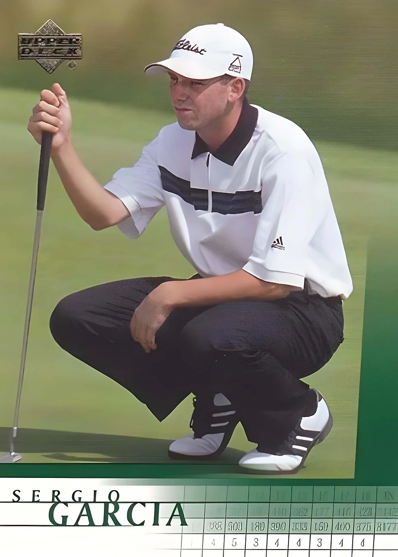 2001 Upper Deck Golf Rack Pack Box