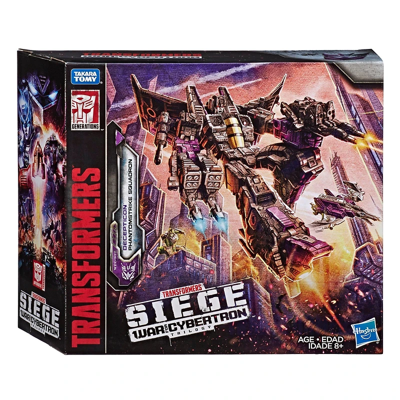 Hasbro Transformers Takara Tomy Siege War for Cybertron Trilogy WFC-S27 Decepticon Phatomstrike squadron action figure set 4-pack