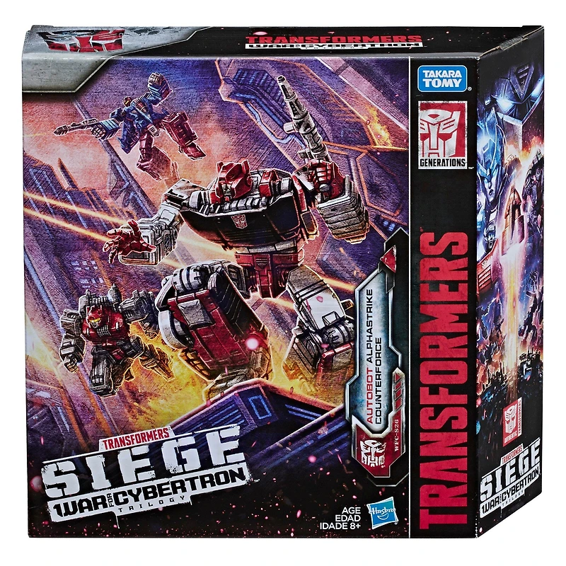 Hasbro Transformers Takara Tomy Siege War for Cybertron Trilogy WFC-S26 Autobot Alphastrike Counterforce Action Figure Set 3-Pack