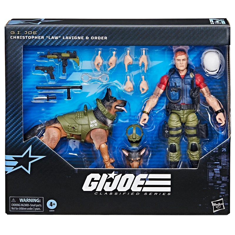 Hasbro G.I. Joe Classified Series Christopher Law Lavigne and Order 6-in Action Figure