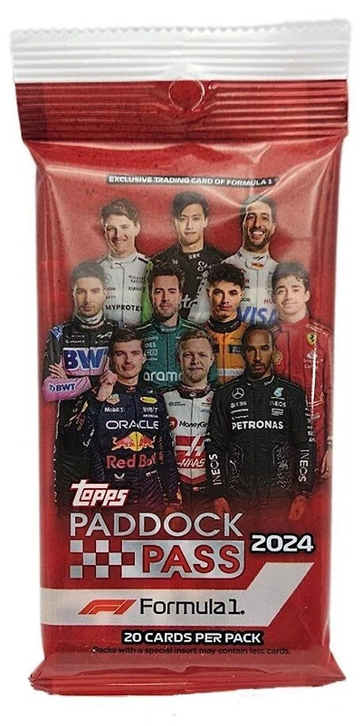 2024 Topps Paddock Pass Formula 1 Racing Fat Pack