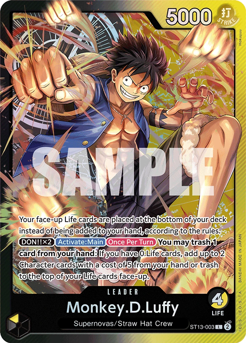 One Piece Card Game: The Three Brothers Starter Ultra Deck (ST-13)