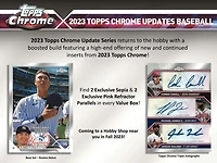 2023 Topps Chrome Update Series MLB Baseball Blaster Box