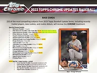 2023 Topps Chrome Update Series MLB Baseball Blaster Box