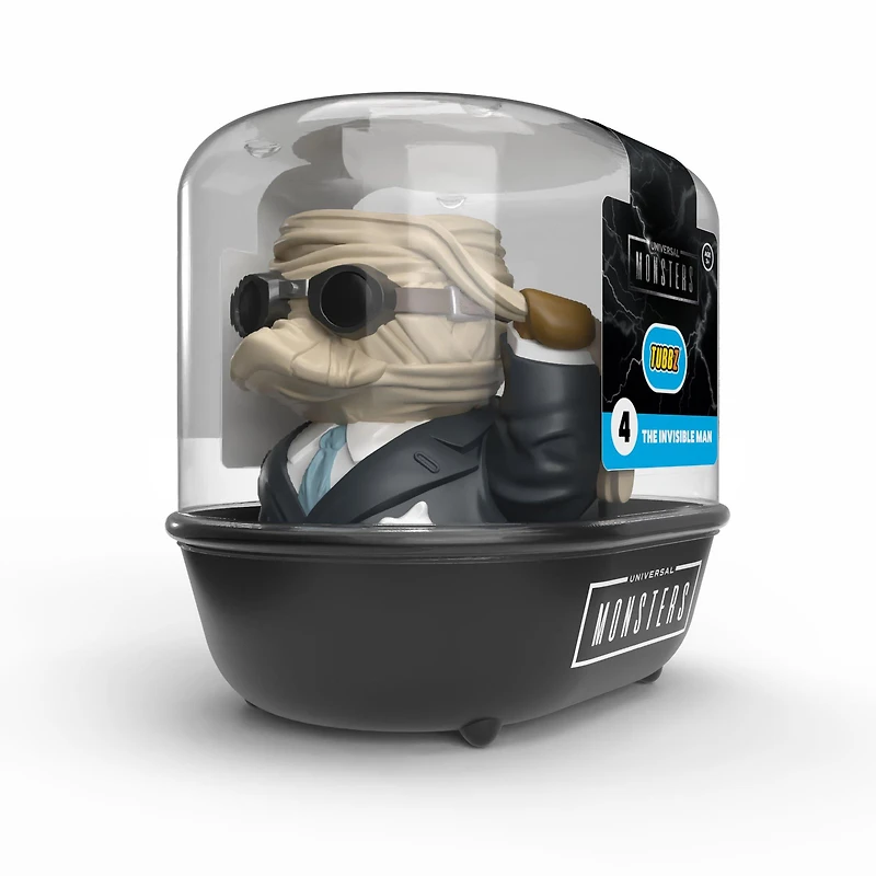 Tubbz Monsters: Invisible Man (1st Edition) 3.54-in Collectible Rubber Duck