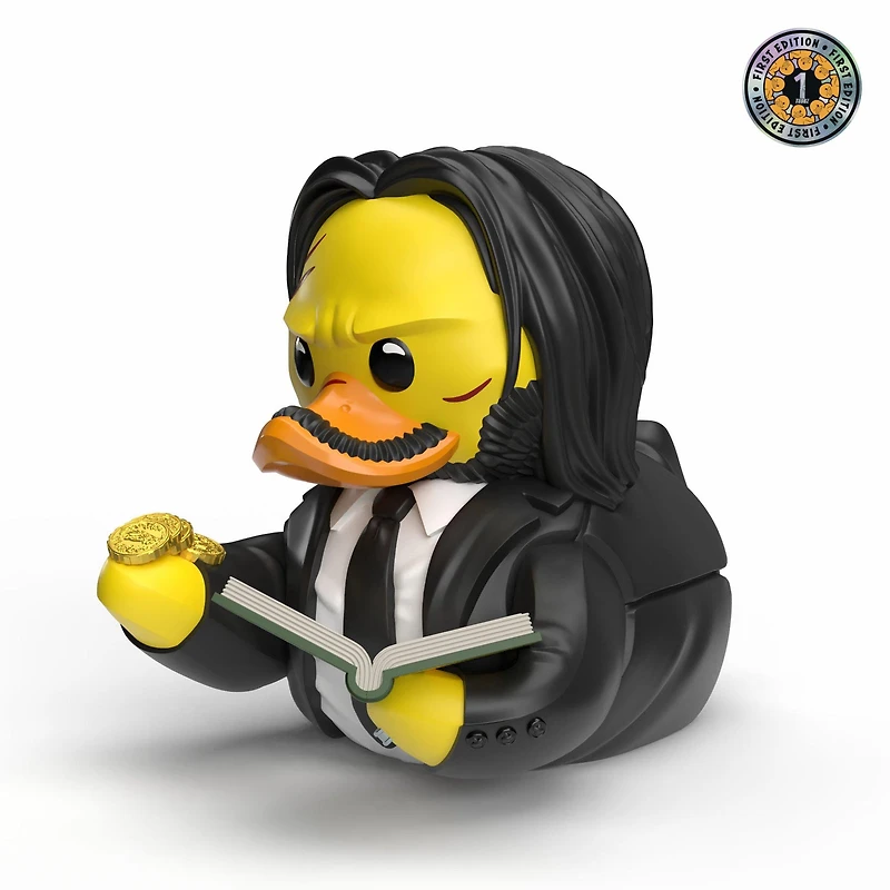 Tubbz John Wick - John Wick with Book(1st Edition) 3.54-in Collectible Rubber Duck