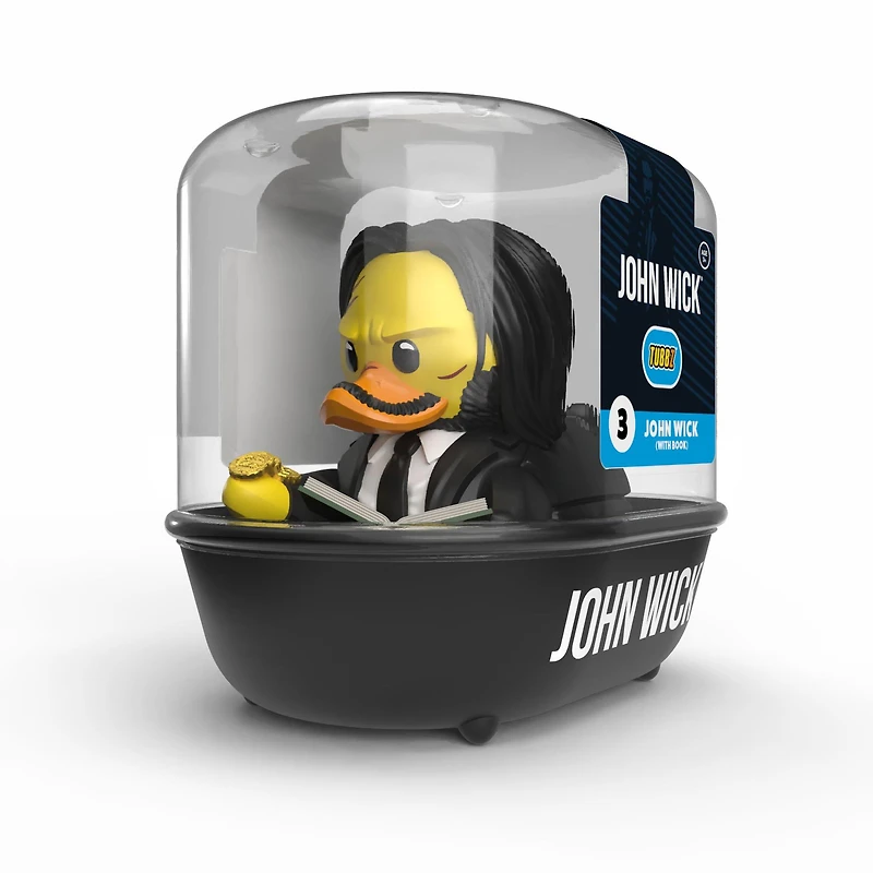 Tubbz John Wick - John Wick with Book(1st Edition) 3.54-in Collectible Rubber Duck