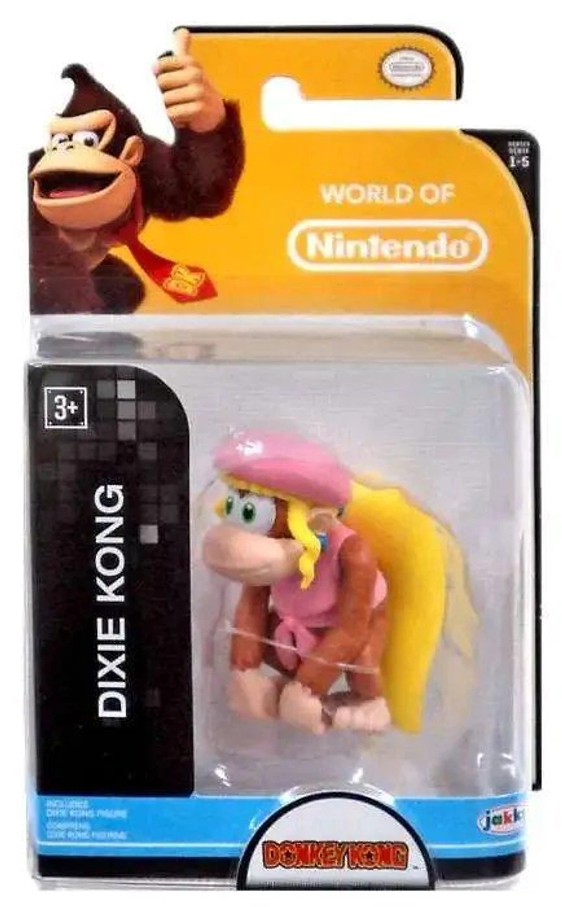 Jakks Pacific Donkey Kong Dixie Kong 2.5-in Action Figure