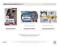 2025 Panini Prizm Club Soccer World Cup Blaster Box