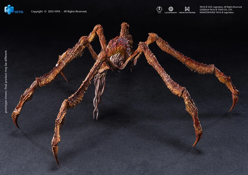 Hiya Toys Godzilla x Kong New Empire Exquisite Basic Previews Exclusive Scylla 6-in Action Figure