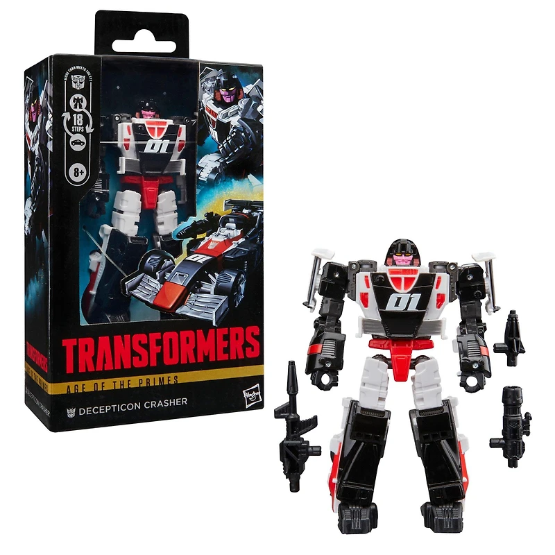 Hasbro Transformers: Age of the Primes Decepticon Crasher 5.5-in Action Figure
