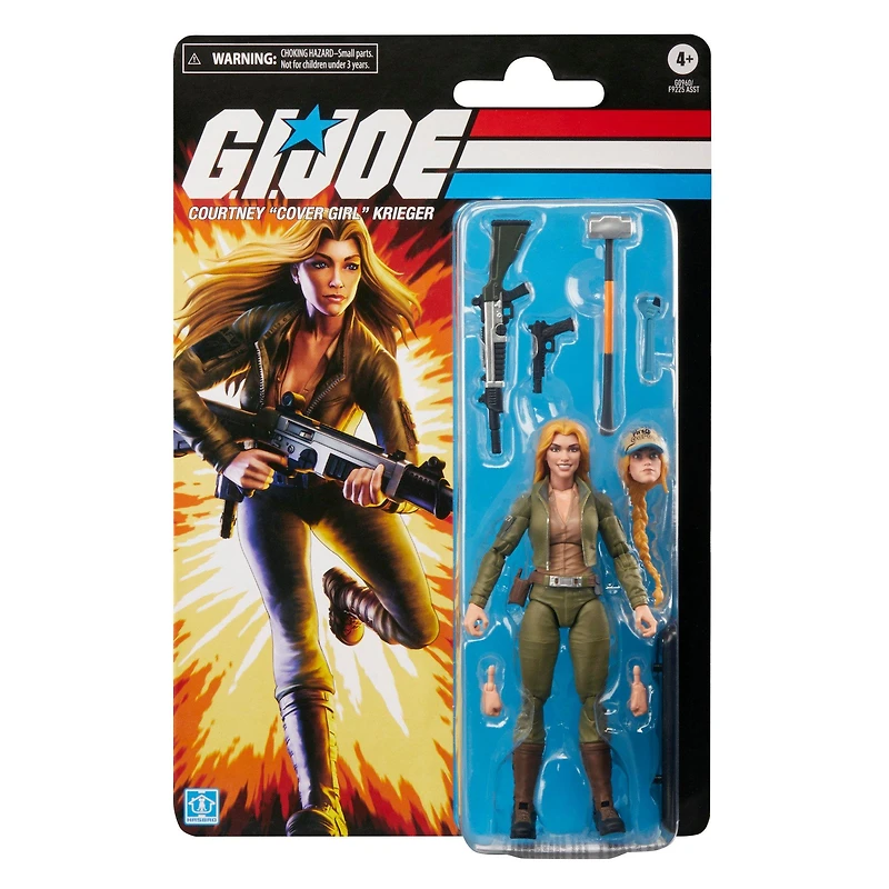 Hasbro G.I. Joe Classified Series Retro Courtney Krieger (Cover Girl) 6-in Action Figure