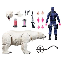 Hasbro G.I. Joe Classified Series Retro Snake Eyes and Polar Bear 6-in Action Figure Set