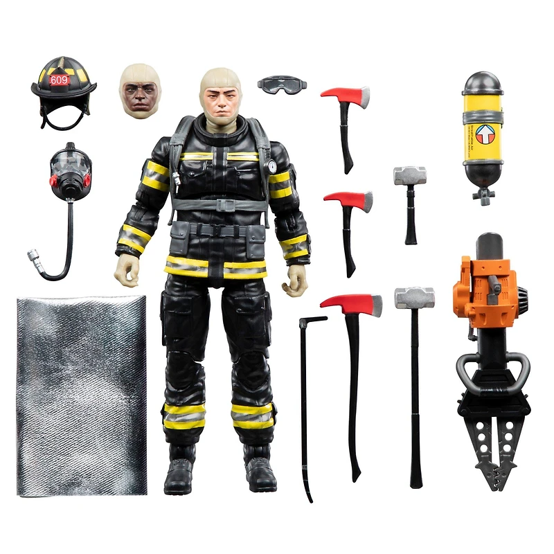 Hasbro G.I. Joe Classified Series Legacy Collection Search and Rescue Firefighter 6-in Action Figure