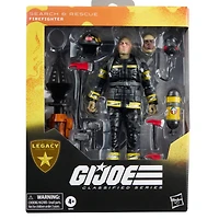 Hasbro G.I. Joe Classified Series Legacy Collection Search and Rescue Firefighter 6-in Action Figure