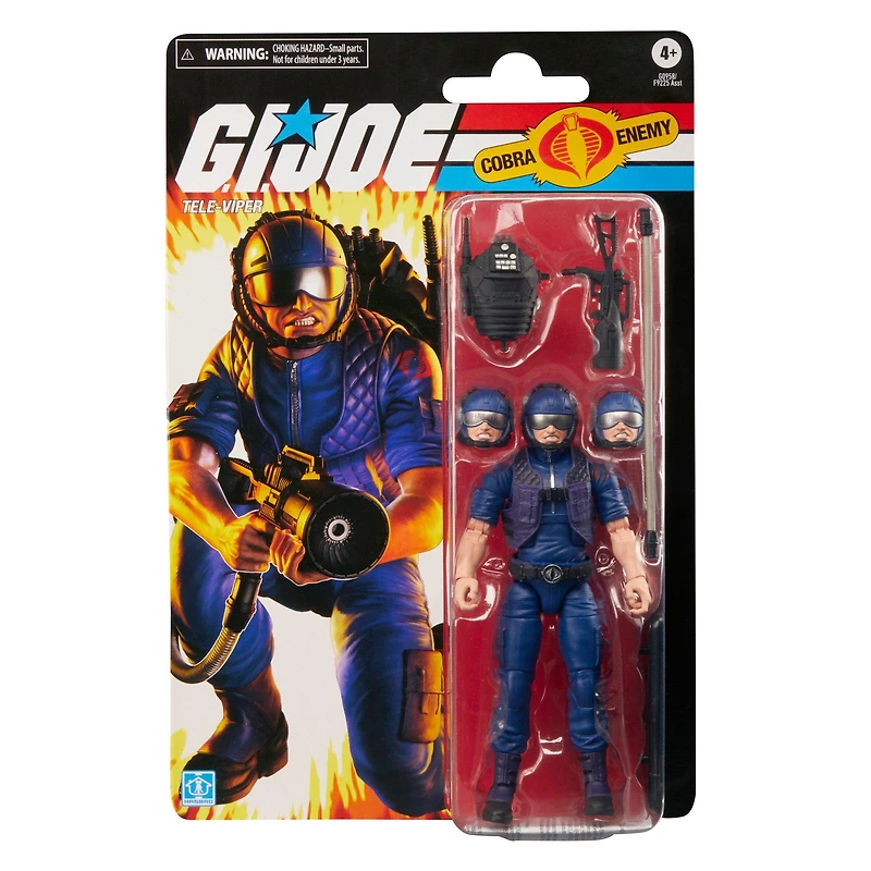 Hasbro G.I. Joe Classified Series Retro Tele-Viper 6-in Action Figure Set