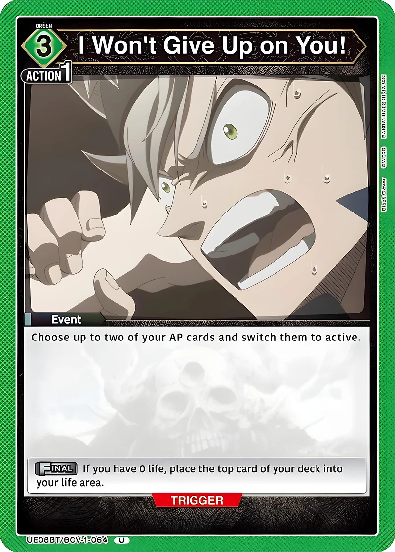 Union Arena Card Game: Black Clover Booster Pack (UE08BT)