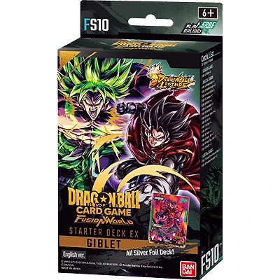 Bandai Dragon Ball Legends Trading Card Game Super Fusion World Giblet Starter Deck (Styles May Vary